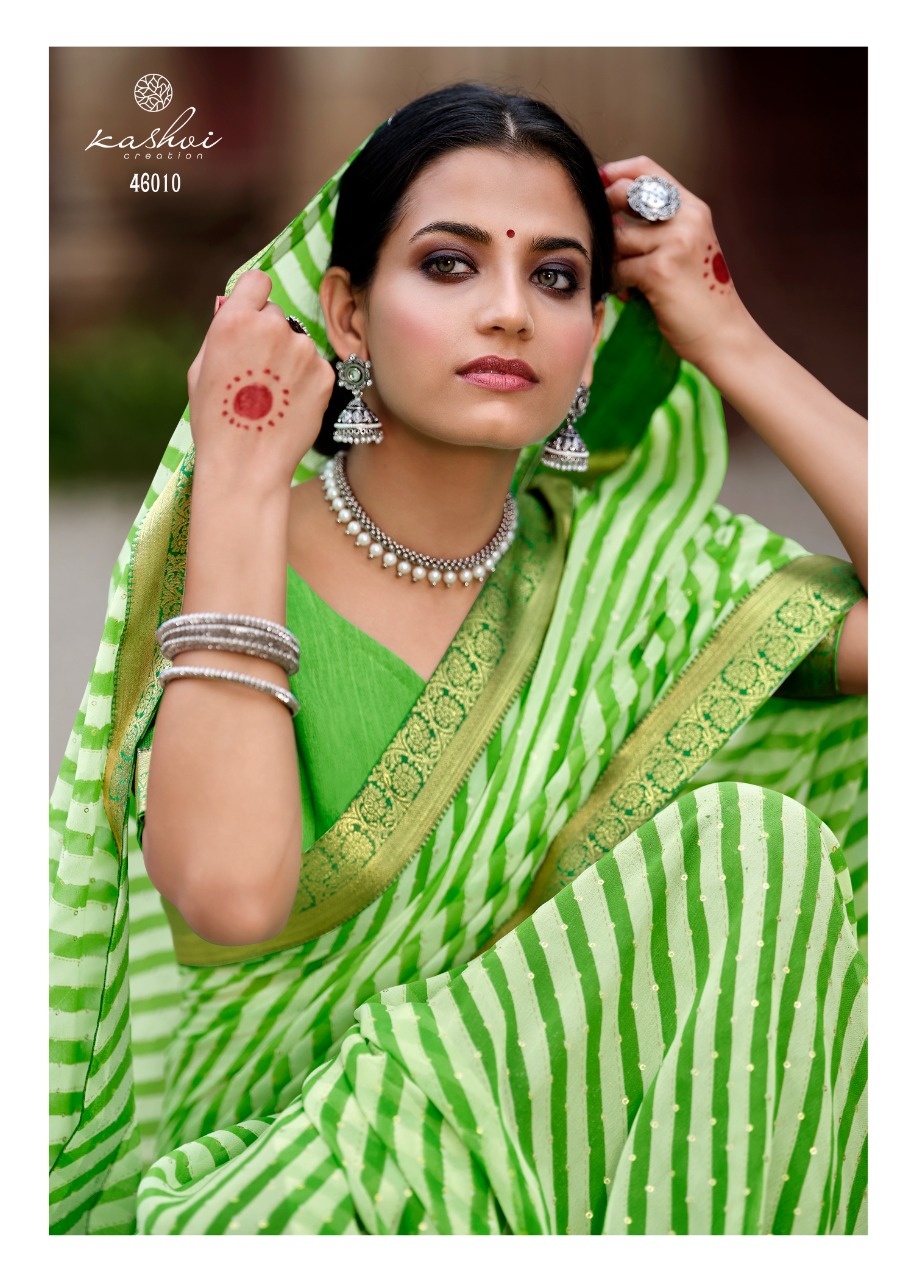 lt kashvi creation sadguna georgget exclusive print saree catalog