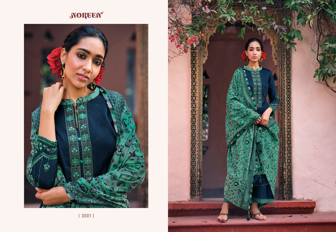 lt noreen shanaya cotton elegant salwar suit catalog