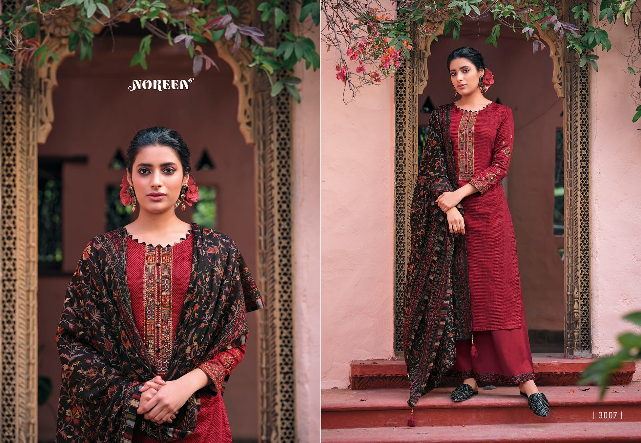 lt noreen shanaya cotton elegant salwar suit catalog