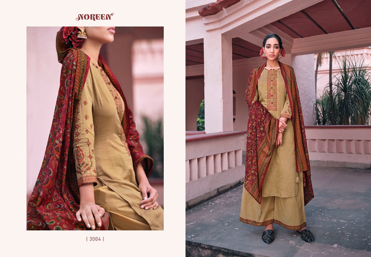 lt noreen shanaya cotton elegant salwar suit catalog