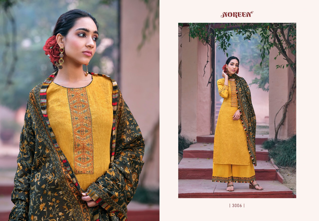 lt noreen shanaya cotton elegant salwar suit catalog