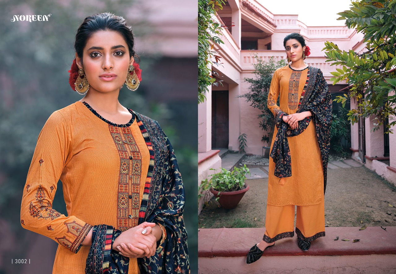 lt noreen shanaya cotton elegant salwar suit catalog