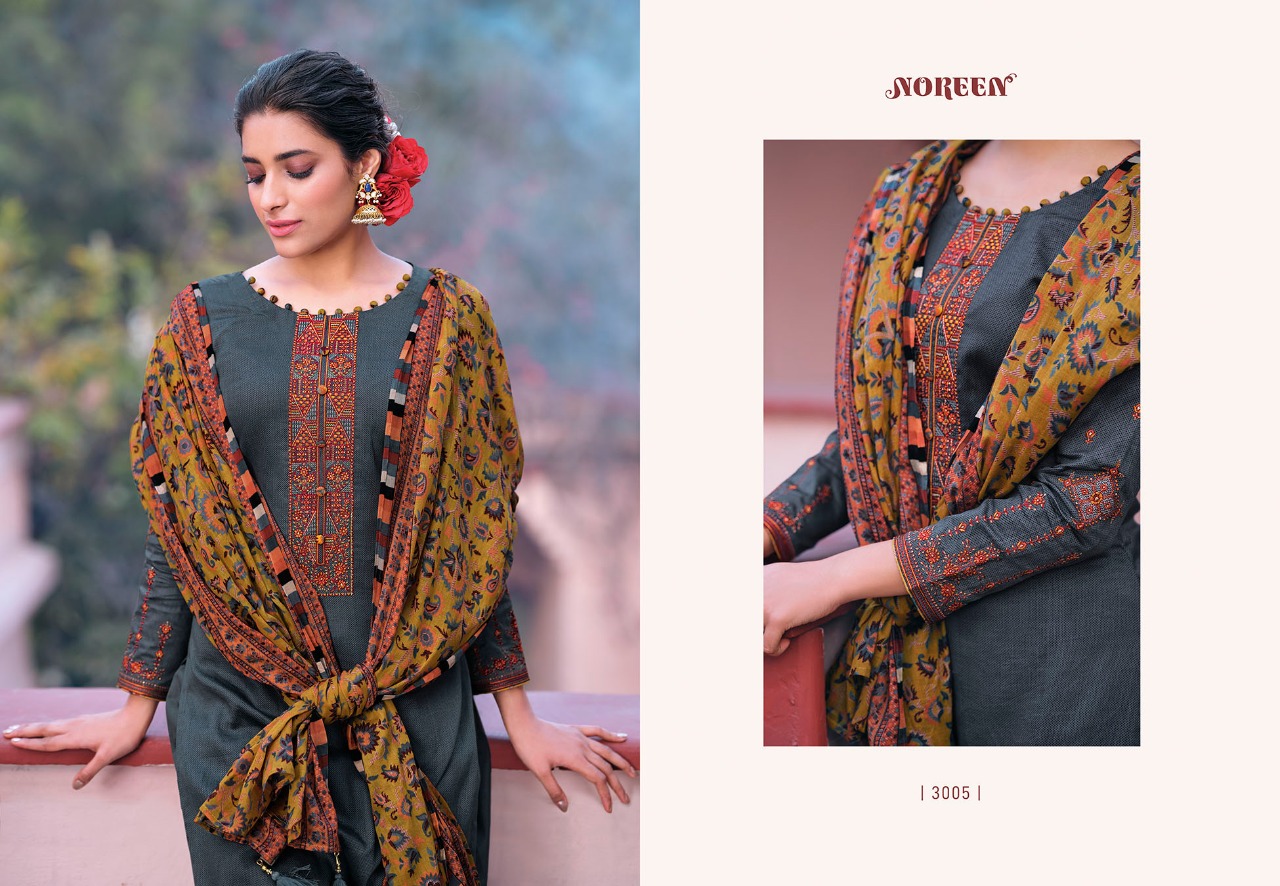 lt noreen shanaya cotton elegant salwar suit catalog