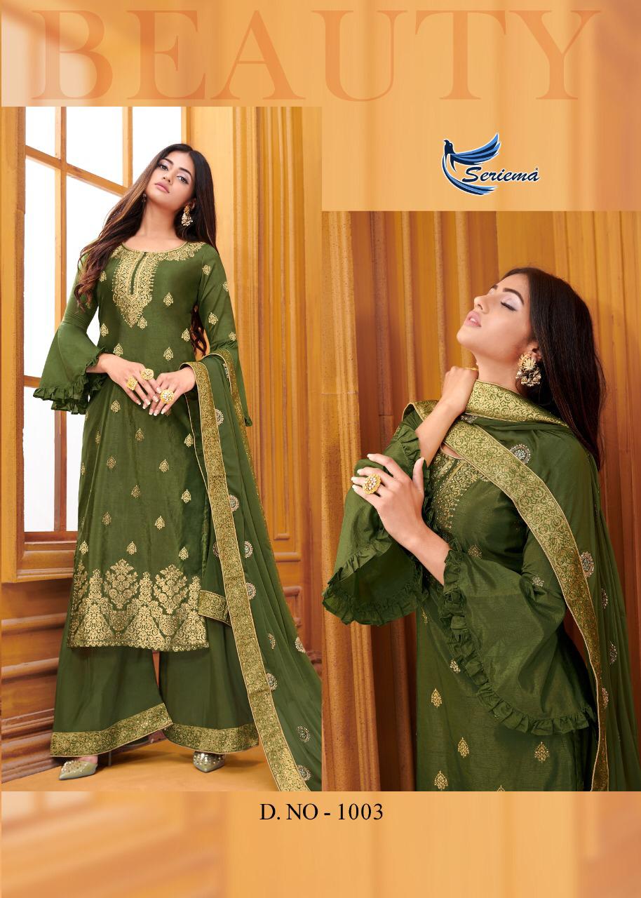 seriema zaraa viscose dola jaqurd regal look salwar suit catalog