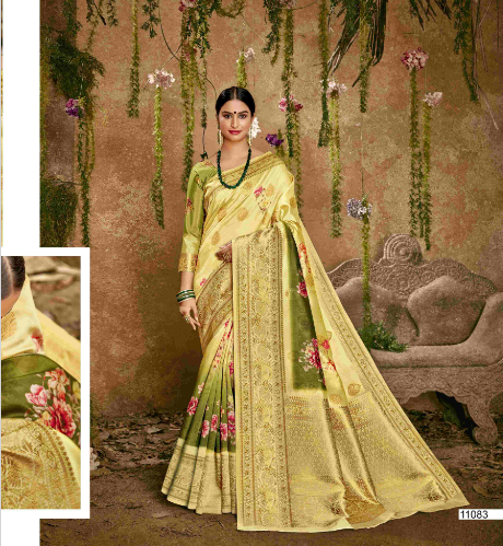 shakunt weaves  malaprabha silk festive look saree catalog