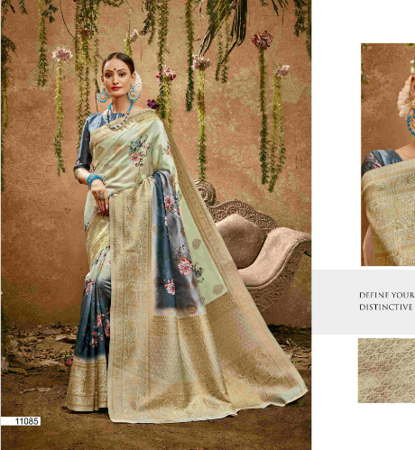 shakunt weaves  malaprabha silk festive look saree catalog