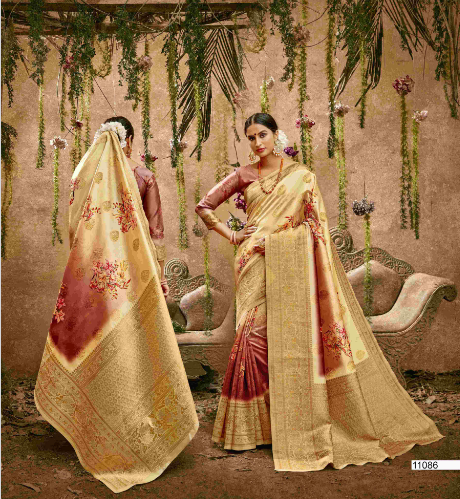 shakunt weaves  malaprabha silk festive look saree catalog