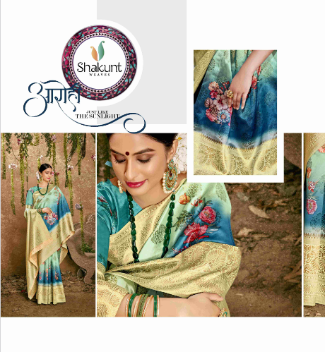 shakunt weaves  malaprabha silk festive look saree catalog