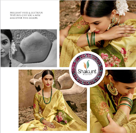 shakunt weaves  malaprabha silk festive look saree catalog