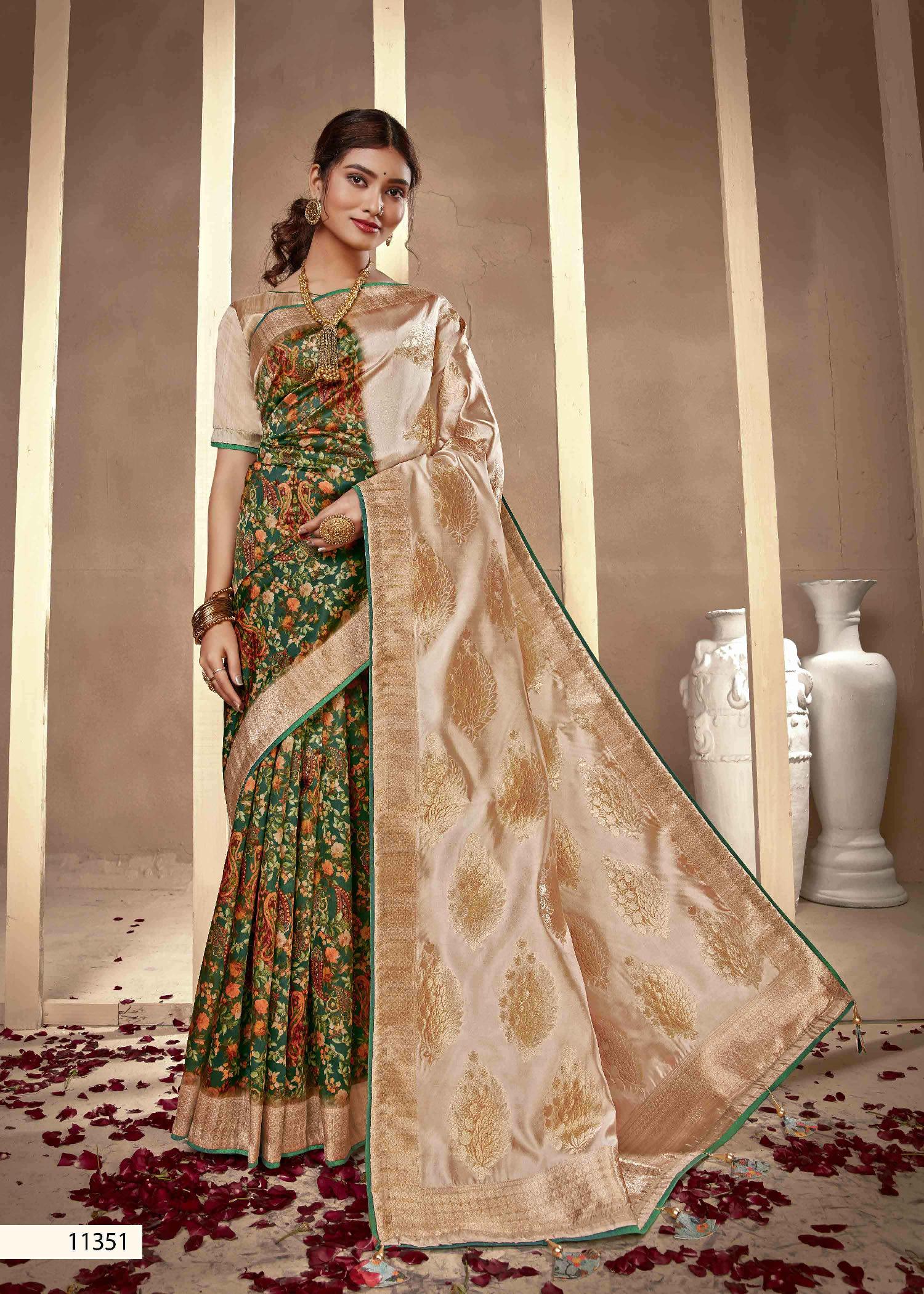 shakunt weaves apurva silk attrective digital print saree catalog