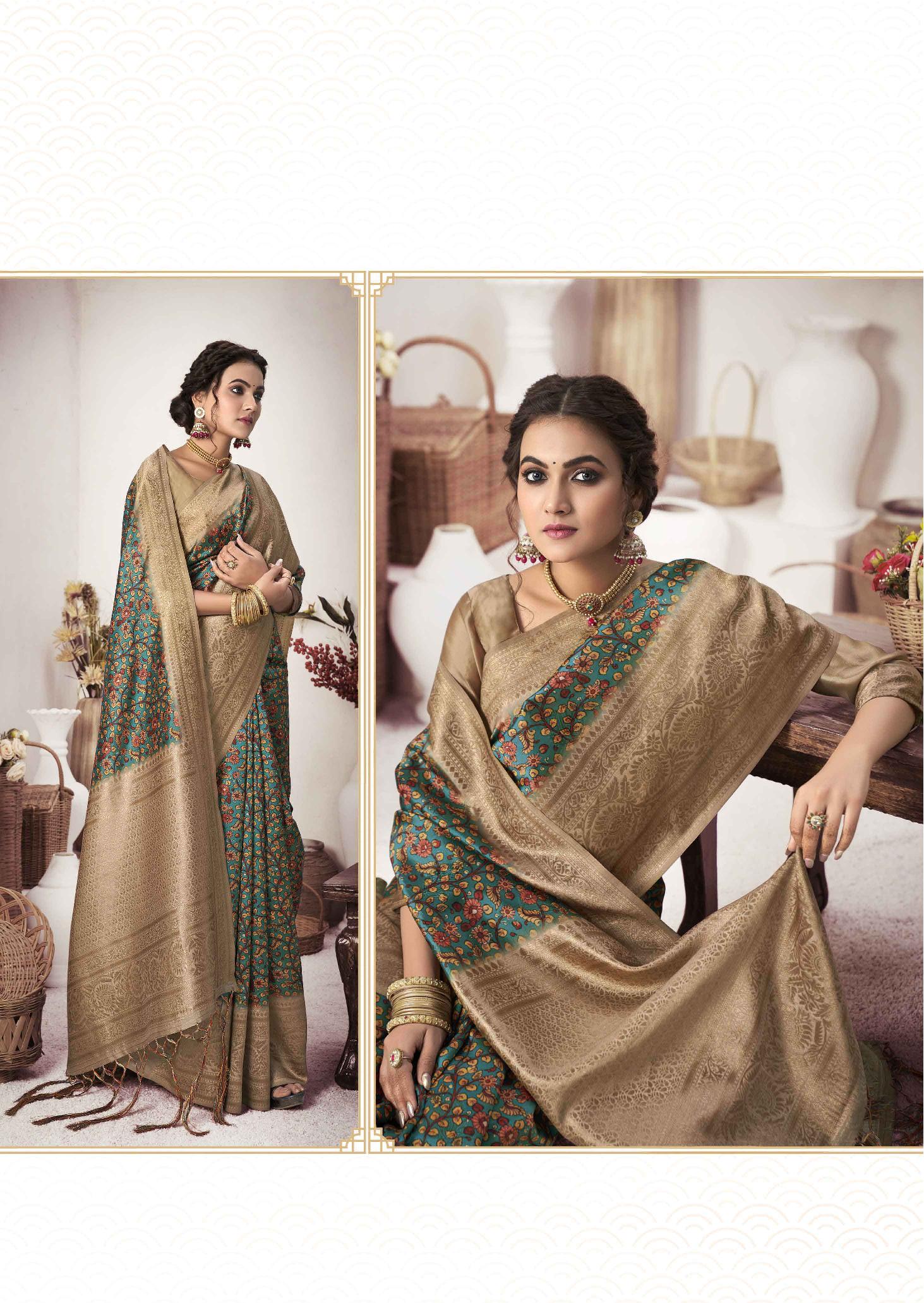 shakunt weaves ashvamegha silk digital print attrective print saree catalog