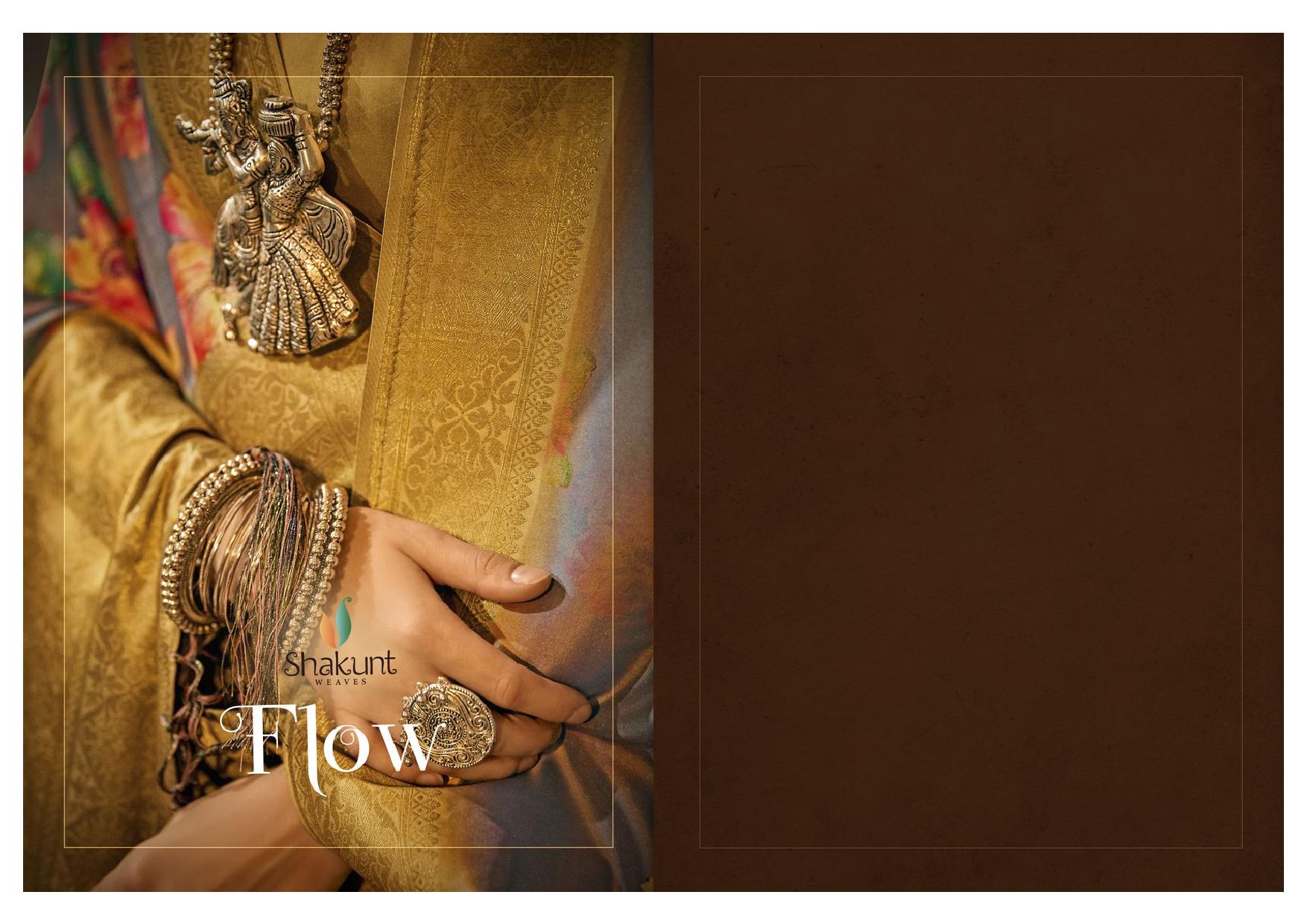 shakunt weaves flow silk decent look saree catalog