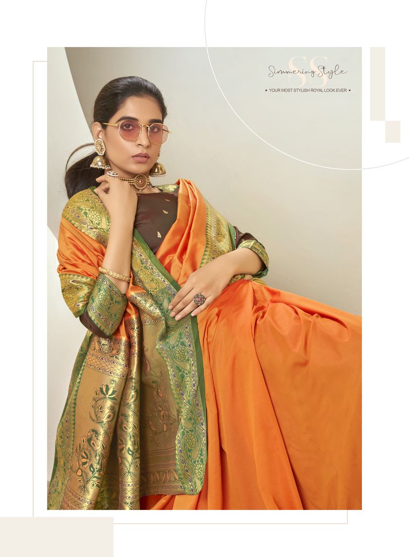 shakunt weaves hansini art silk regal look sarees catalog