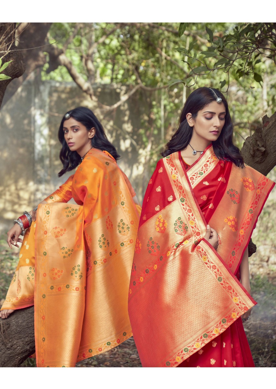 shakunt weaves Kamalam art silk elegant look sarees catalog OLD