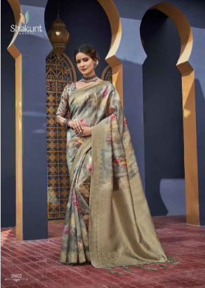 shakunt weaves nivriti silk regal look saree catalog