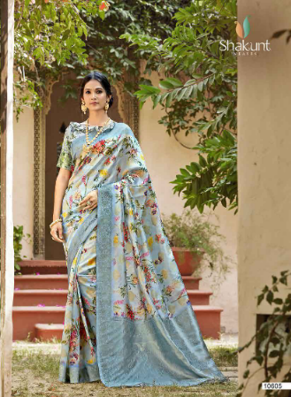 shakunt weaves varlaxmi silk exclusive digital print saree catalog