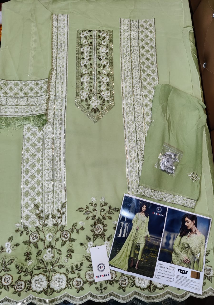 shanaya fashion rose s 43 edition 2 georgeete  decent look salwar suit catalog