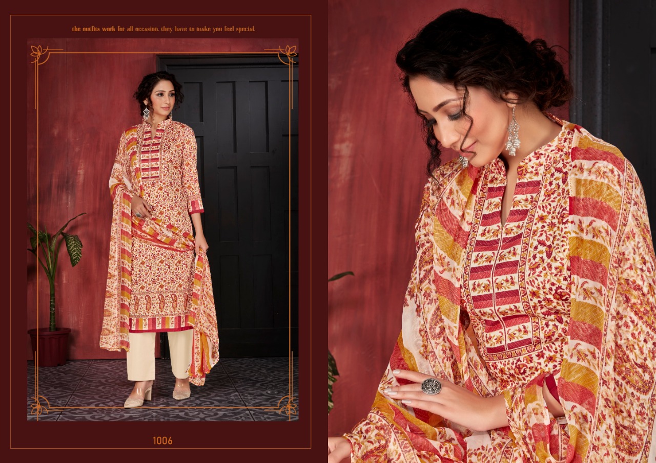 siyona jasmeet pure jam silk cotton digital print exclusive look salwar suit catalog