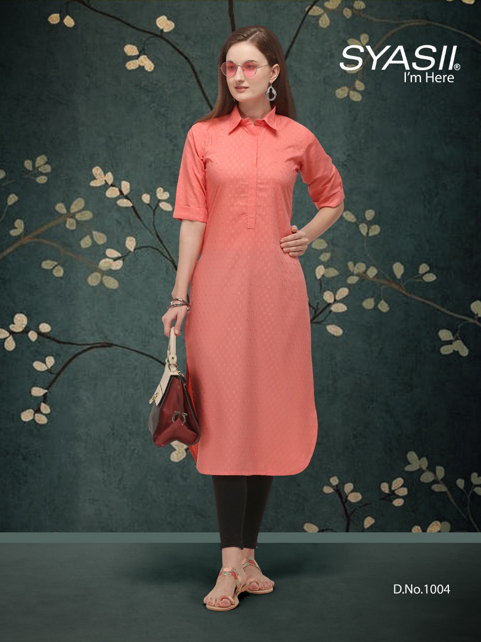 syasii classic vol 1 cotton catchy look kurti catalog