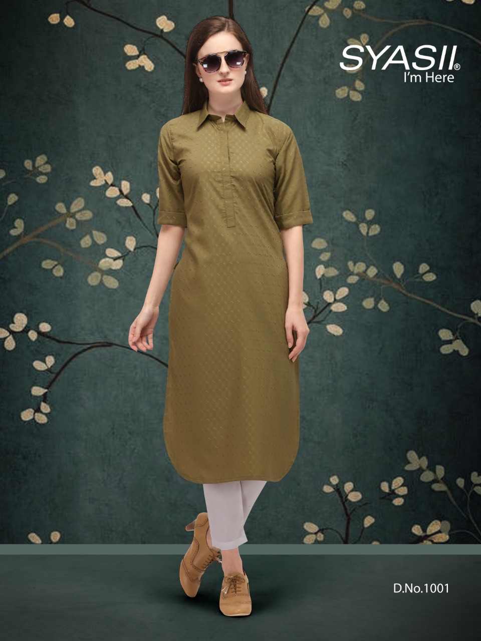 syasii classic vol 1 cotton catchy look kurti catalog