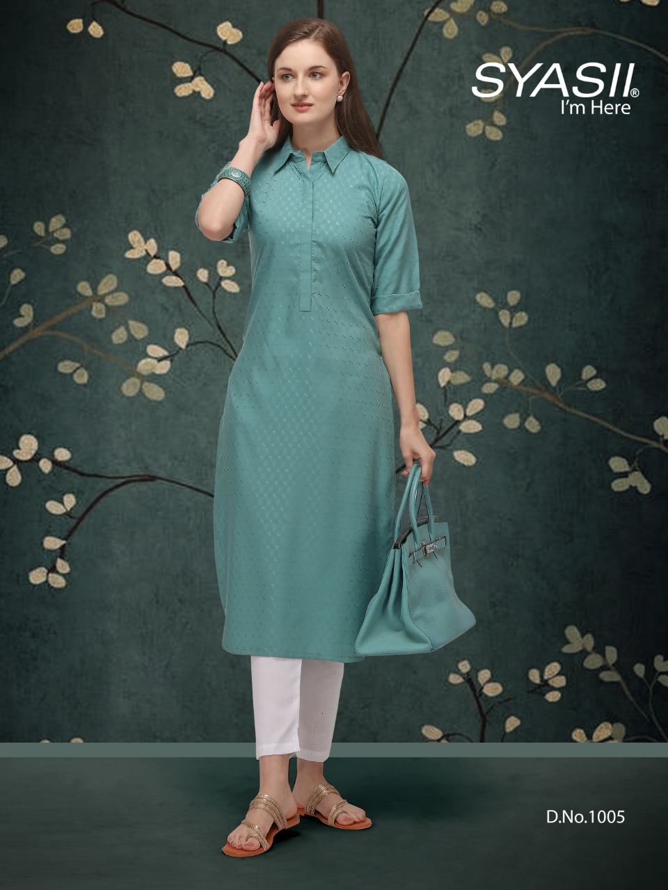 syasii classic vol 1 cotton catchy look kurti catalog