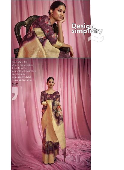 shakunt weaves ved vyas silk digital print elegant look saree catalog