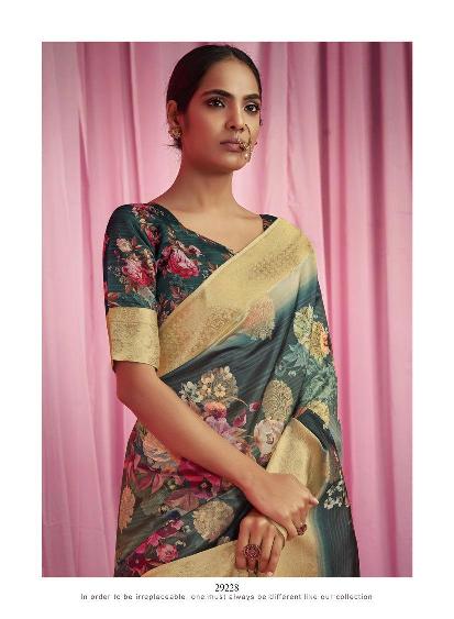 shakunt weaves ved vyas silk digital print elegant look saree catalog