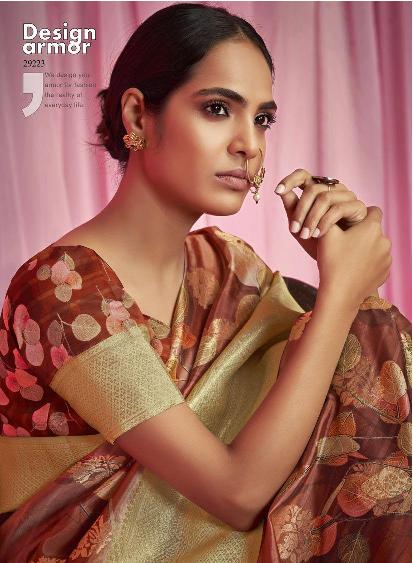 shakunt weaves ved vyas silk digital print elegant look saree catalog