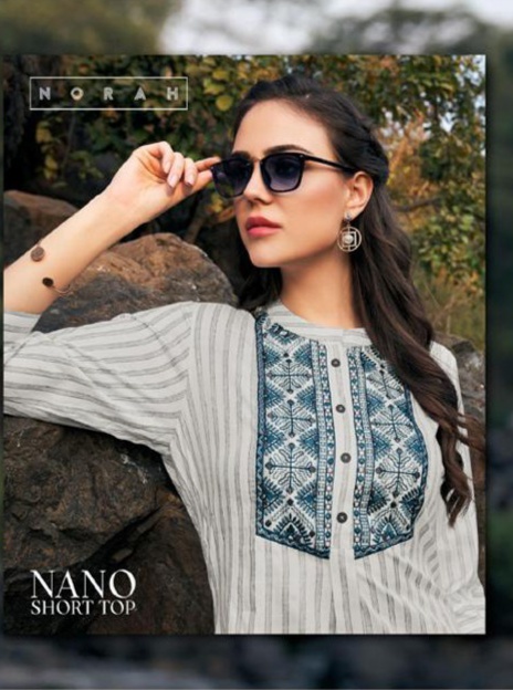 tunic house nano rayon graceful look short tops catalog