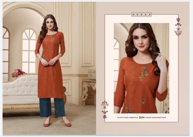 tunic house nari cotton authentic fabric top with bottom catalog