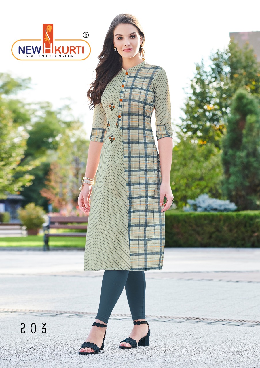 tunic house navika rayon decent look kurti catalog