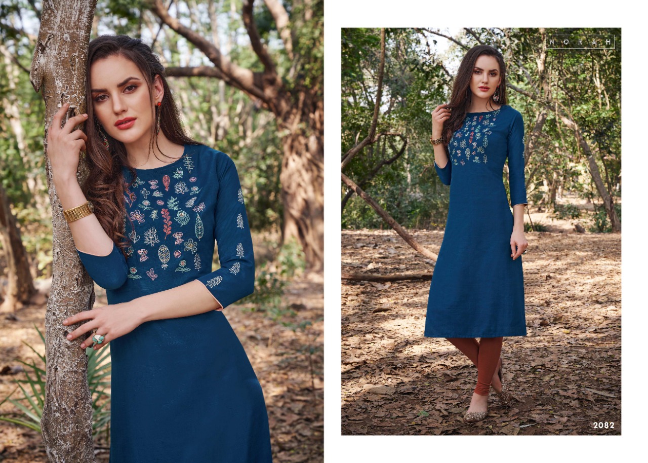 tunic house neptune rayon classic trendy look kurti catalog