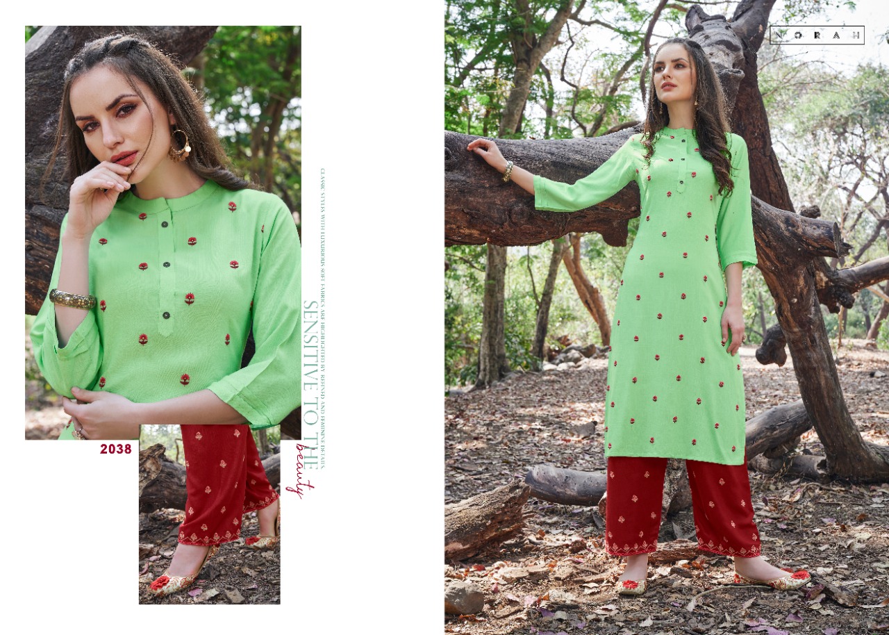 tunic house nirvi with plazo rayon elegant kurti  catalog