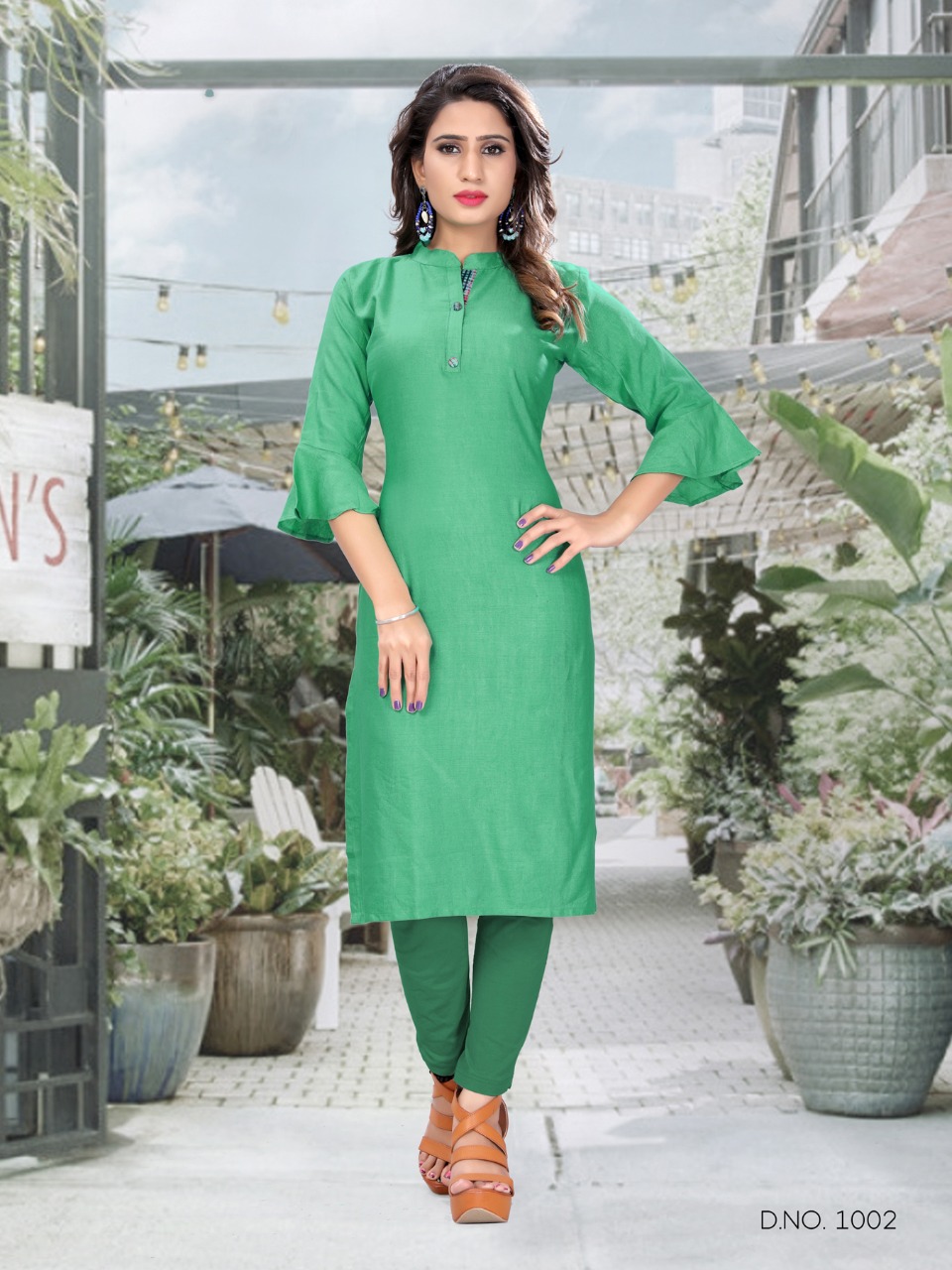 tunic house niya rayon casual wear kurti catalog