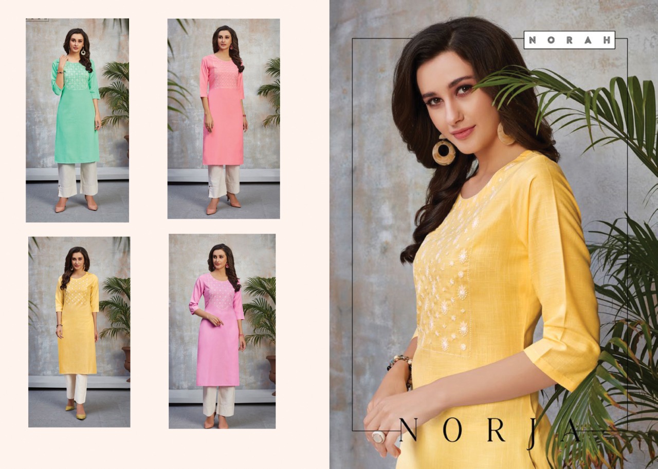 tunic house norja rayon graceful look kurti catalog