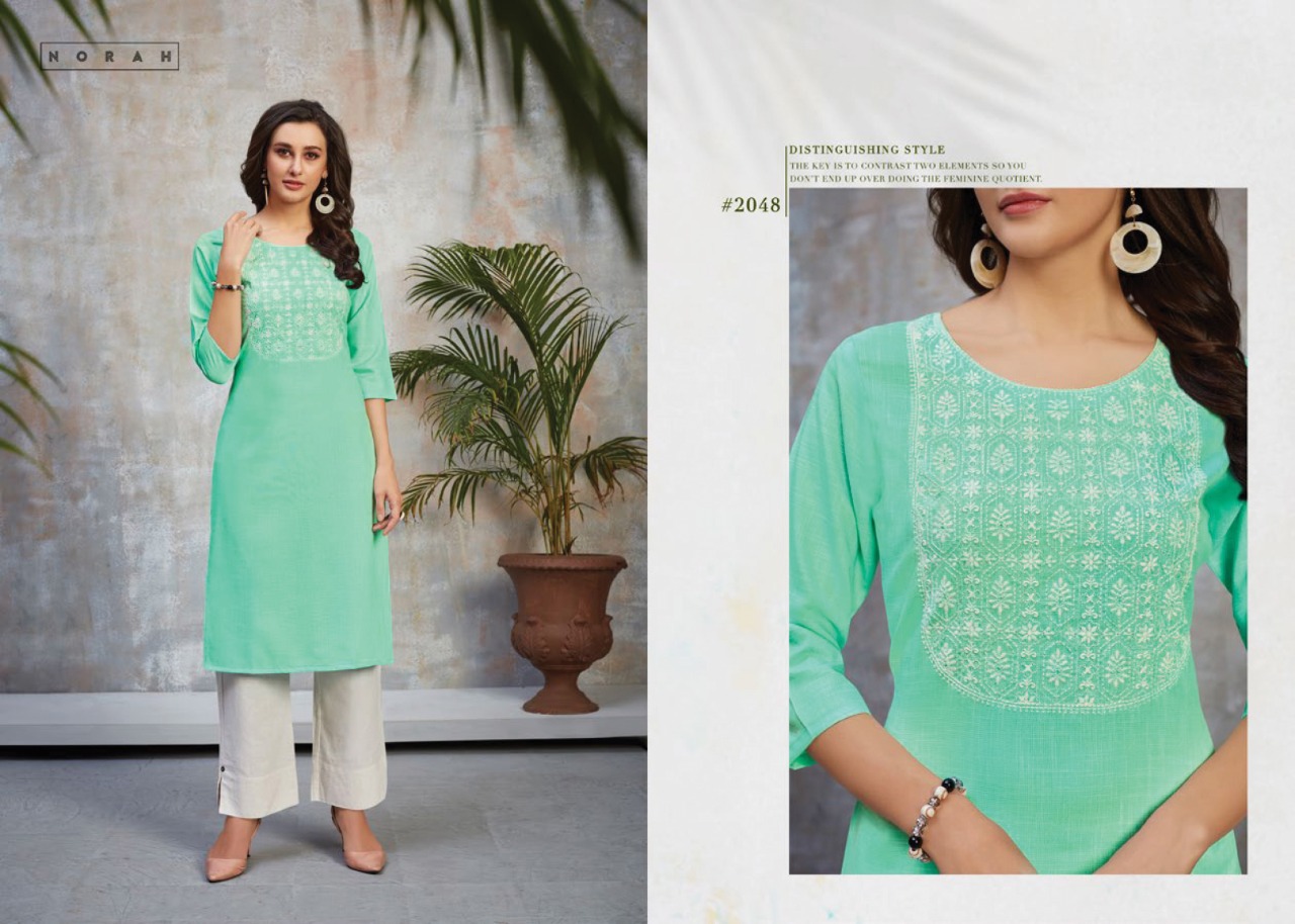 tunic house norja rayon graceful look kurti catalog