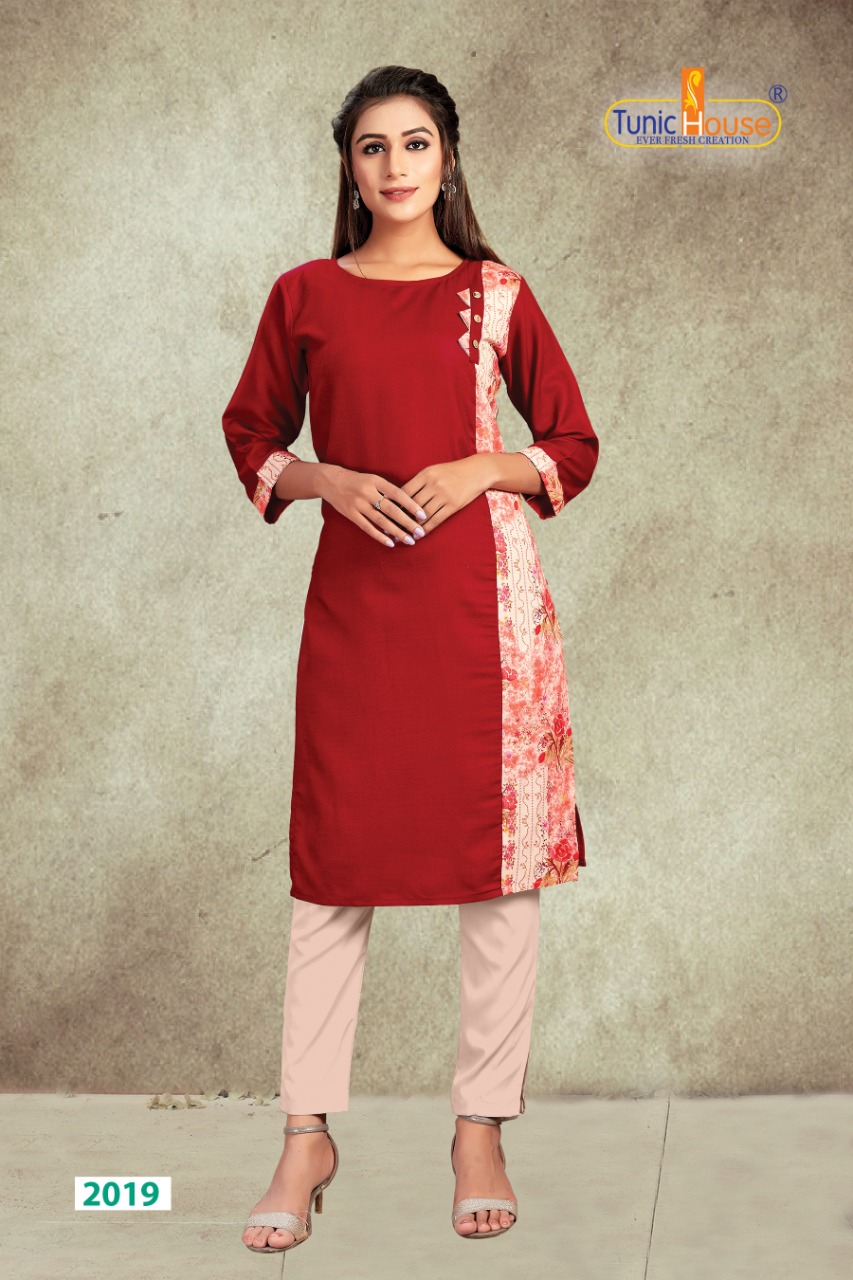 tunic house tanisha cotton innovative style kurti catalog