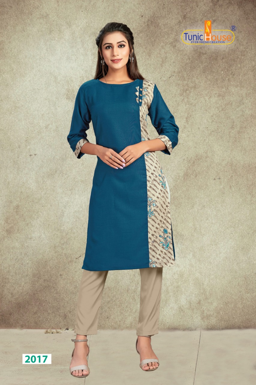 tunic house tanisha cotton innovative style kurti catalog