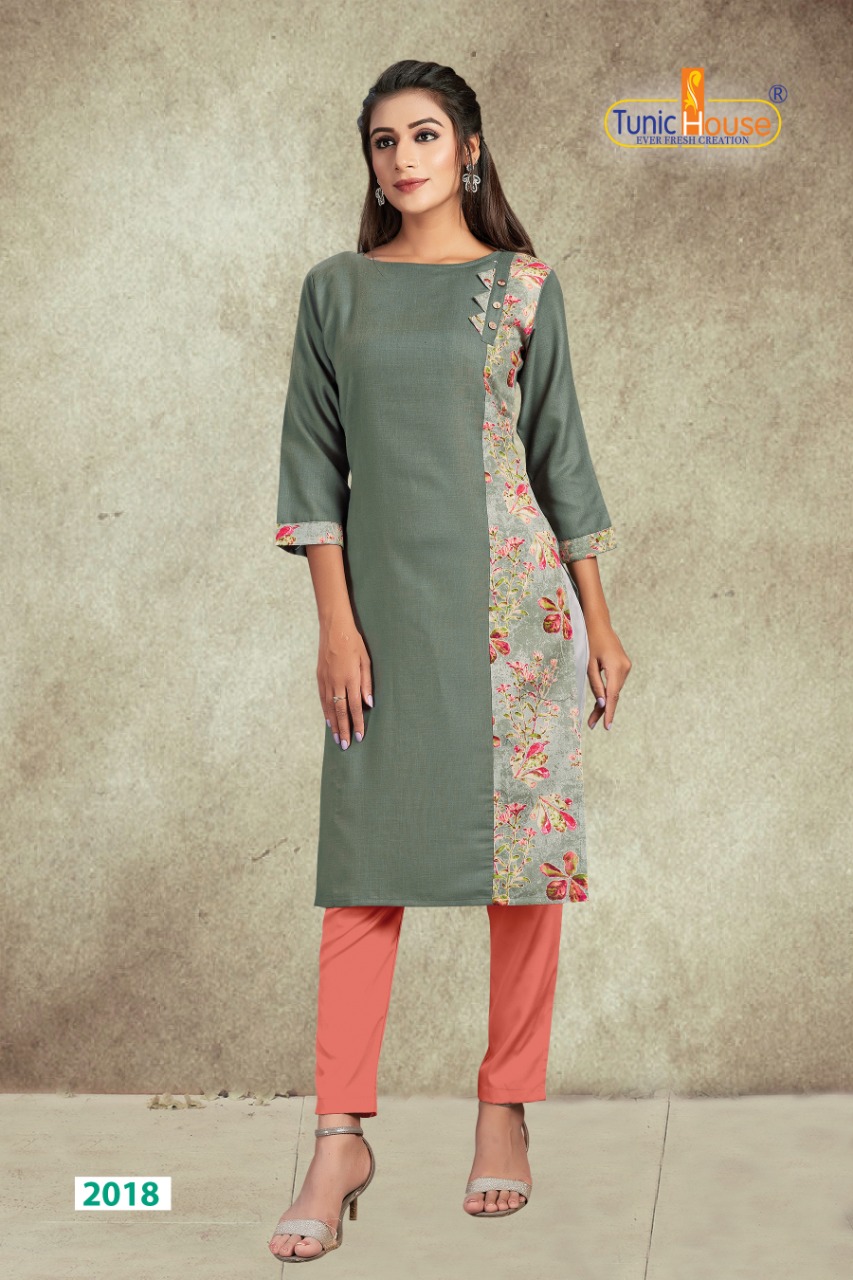 tunic house tanisha cotton innovative style kurti catalog