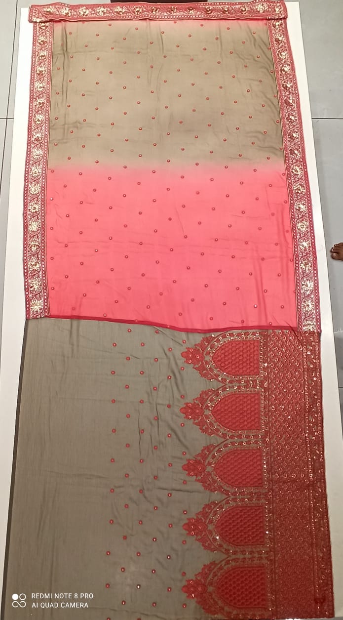 vallabhi prints d no 1 to 8 graceful embroidary look saree catalog