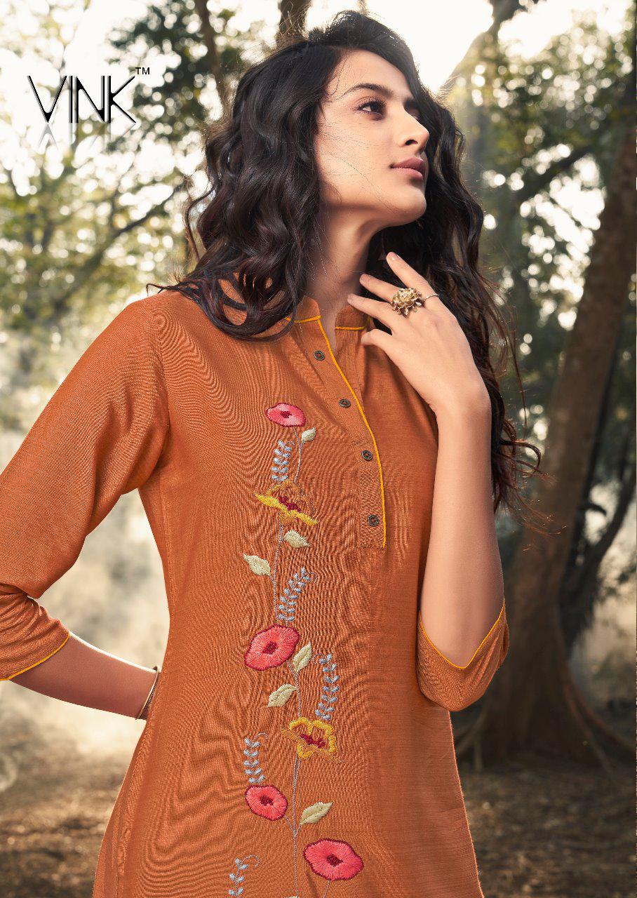 vink california  viscose classic trendy look kurti catalog