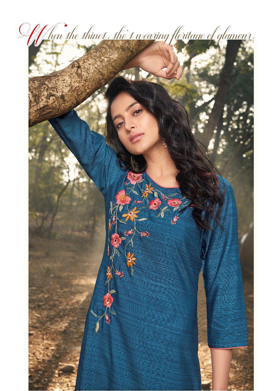 vink california  viscose classic trendy look kurti catalog