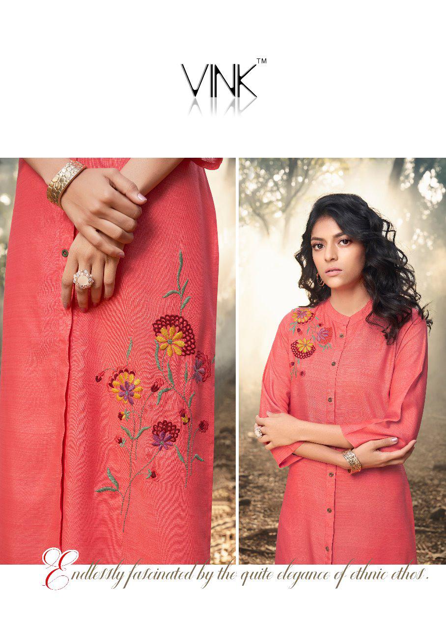 vink california  viscose classic trendy look kurti catalog