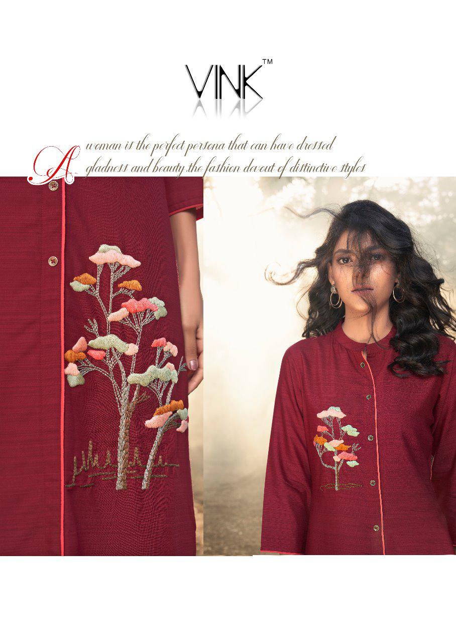 vink california  viscose classic trendy look kurti catalog