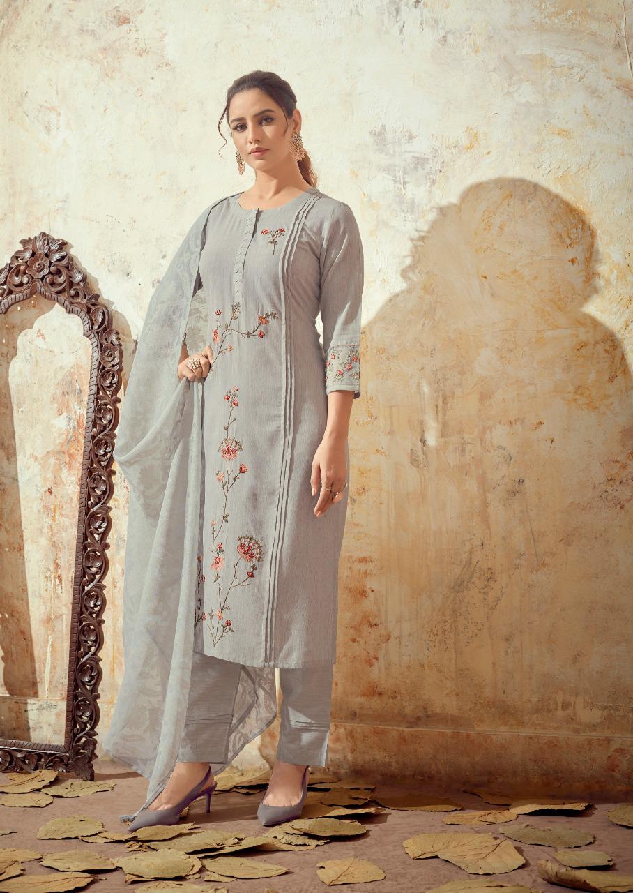 vink fern cotton new and modern style kurta with pant and dupatta catalog