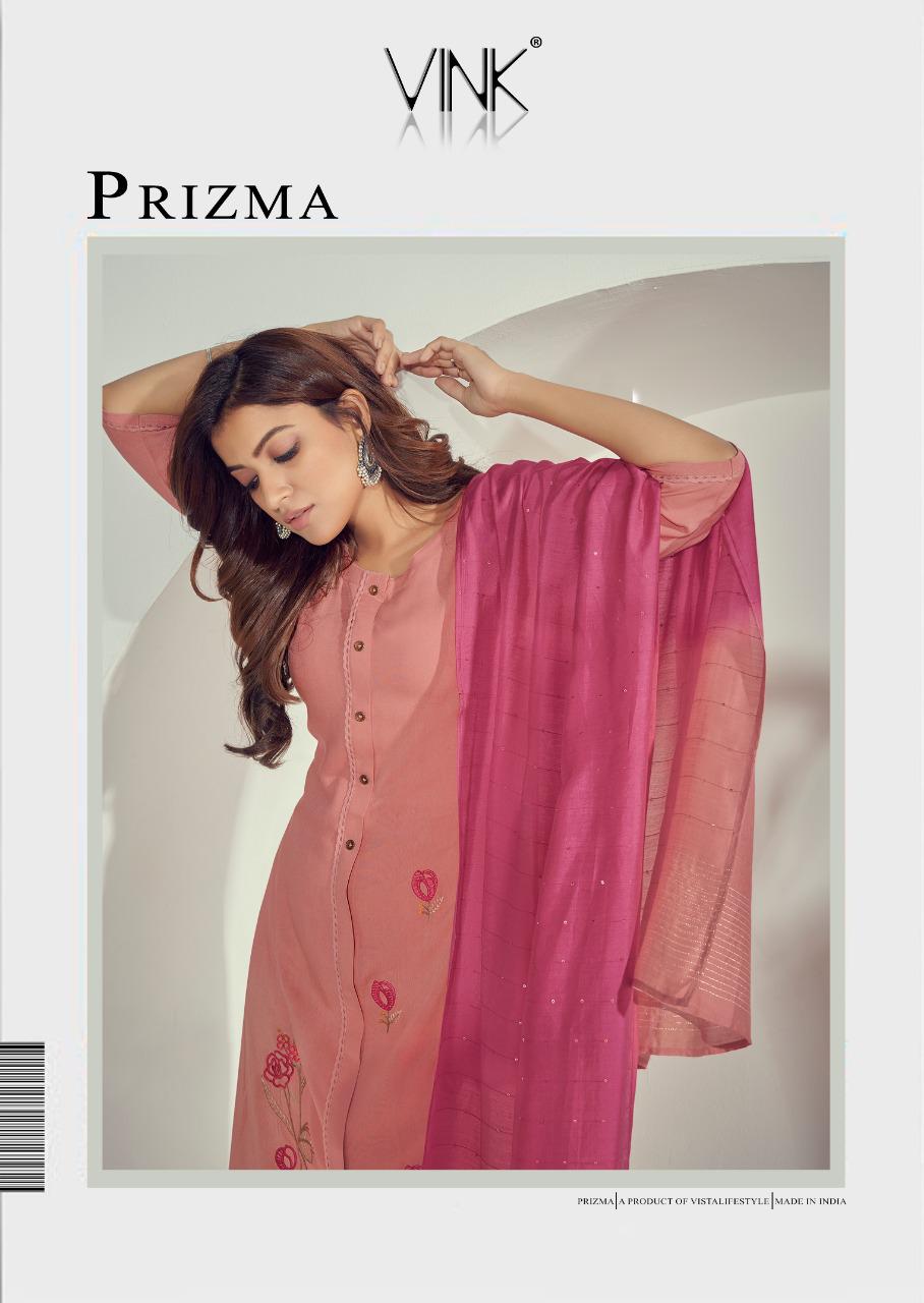 vink prizma rayon astonishing look kurti pant with dupatta catalog