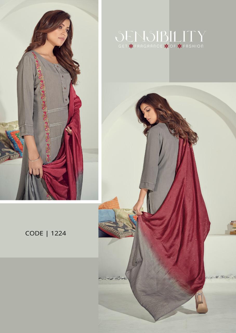 vink prizma rayon astonishing look kurti pant with dupatta catalog