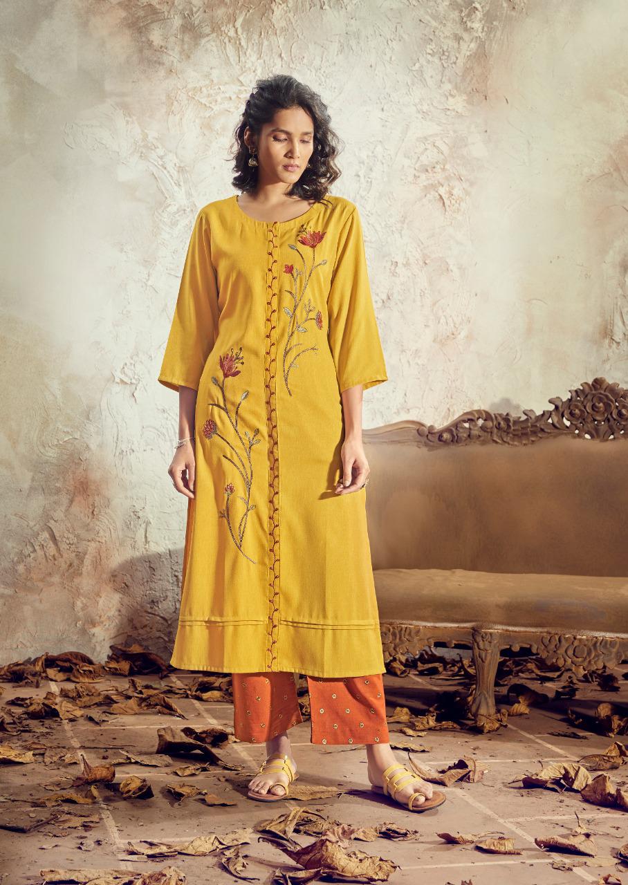 vink venice vol 10 viscose new and modern style kurti with pants catalog