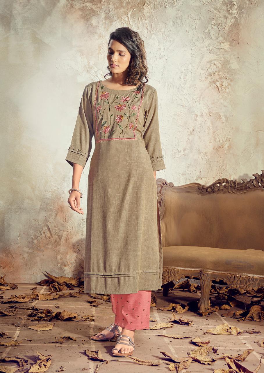 vink venice vol 10 viscose new and modern style kurti with pants catalog