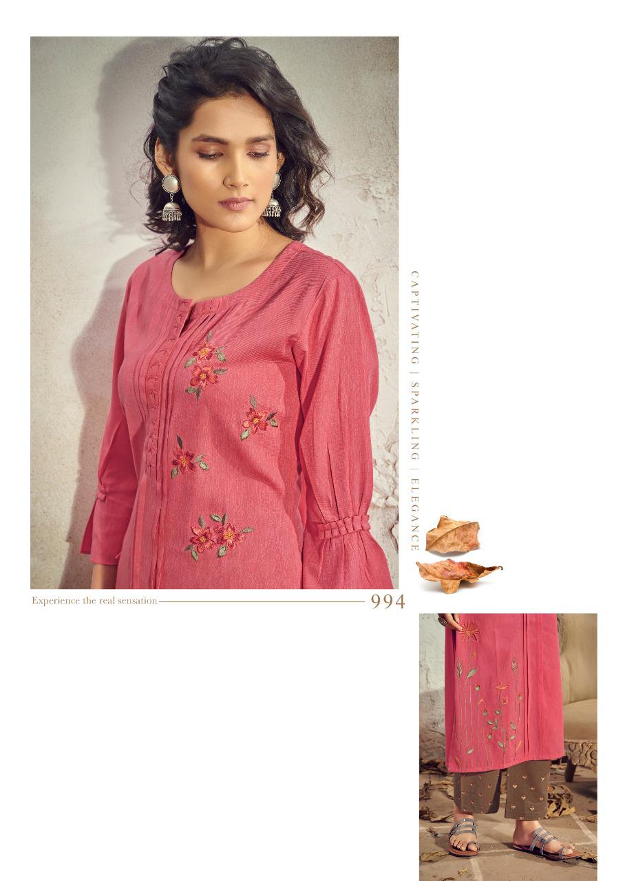 vink venice vol 10 viscose new and modern style kurti with pants catalog